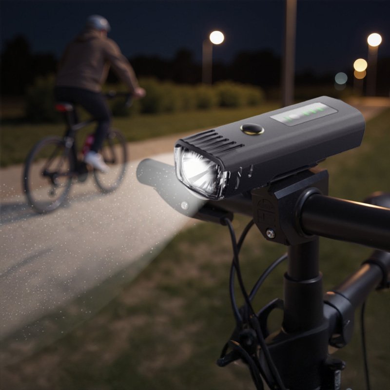 Bike headlight, bike flashlight, LED mountain bike torch, bike taillight, light sensor, cycling headlamp, bike accessories - Image 4