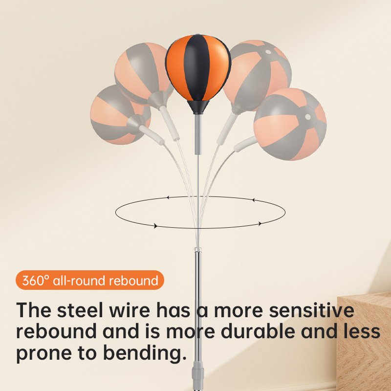 Adjustable Height Freestanding Punching Bag (45-67 Inches) - Reflex Training Ball for Boxing, Home Gym & Fitness - Image 7