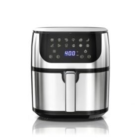 8.5Qt Air Fryer, 12-In-1 Large Air Fryer For Family, 400 F Rapid Air Crispy Technology, Roast Bake Dehydrate Reheat, 1800W