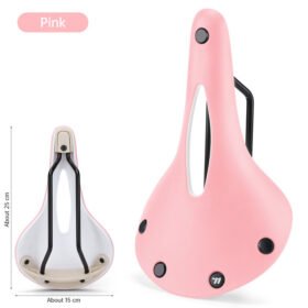 Retro Bicycle Saddle: Wear-resistant, Anti-slip, Multicolor Hollow Cushion – for Road Bikes, BMX, MTB, Touring