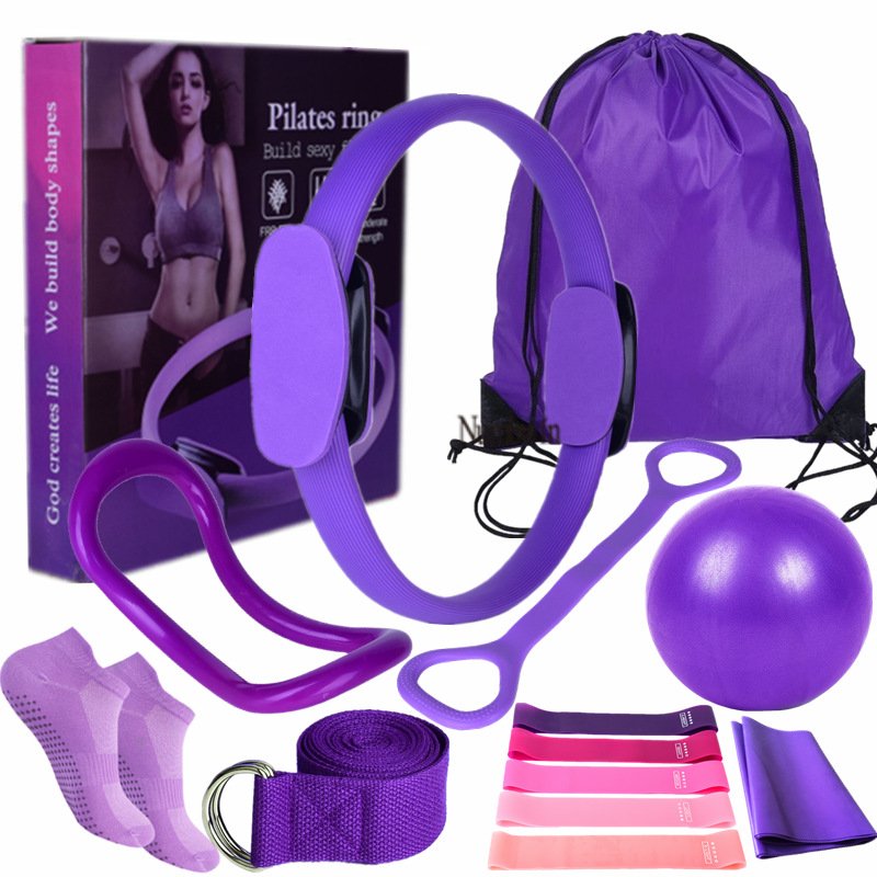 Numbwin Shaping Yoga Magic Ring 14-Piece Fitness Pelvic Floor Women's Training Pilates Home Set - Image 2