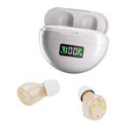 Smart Noise-Canceling Behind-the-Ear Hearing Aid with Magnetic Charging Case