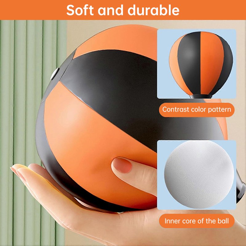 Adjustable Height Freestanding Punching Bag (45-67 Inches) - Reflex Training Ball for Boxing, Home Gym & Fitness - Image 6