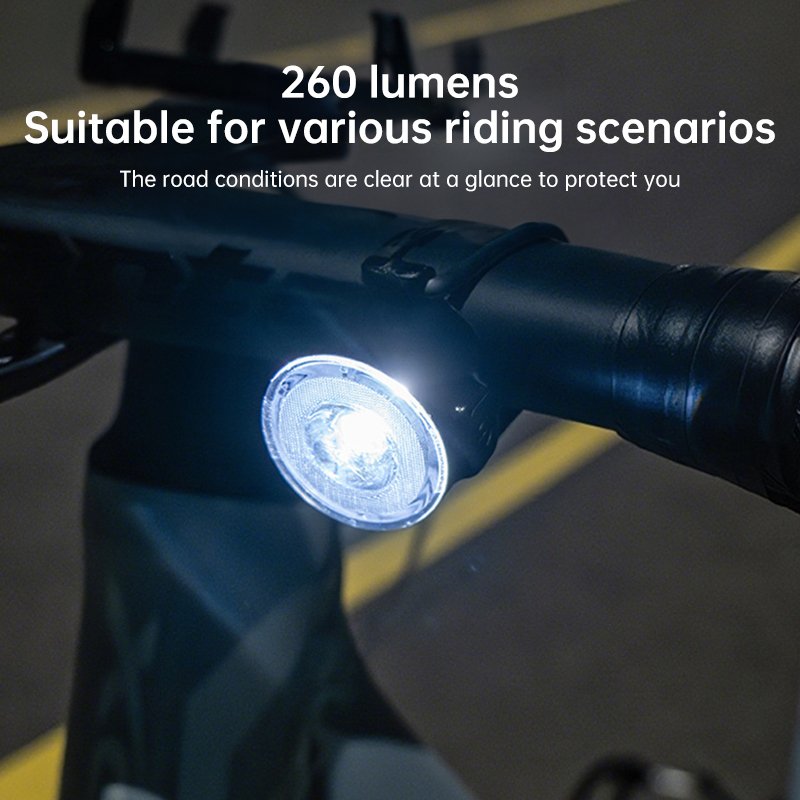 Red & White LED Bike Light Set: Rechargeable (USB Charging, Built-in Battery) – Includes Cycling Flashlights - Image 9