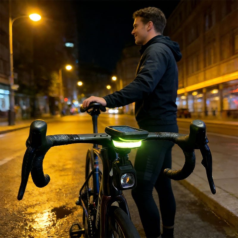 Rechargeable Bike Light - 6 Mode LED Headlight with Computer Mount, IPX6 Waterproof for Day & Night Cycling - Image 3