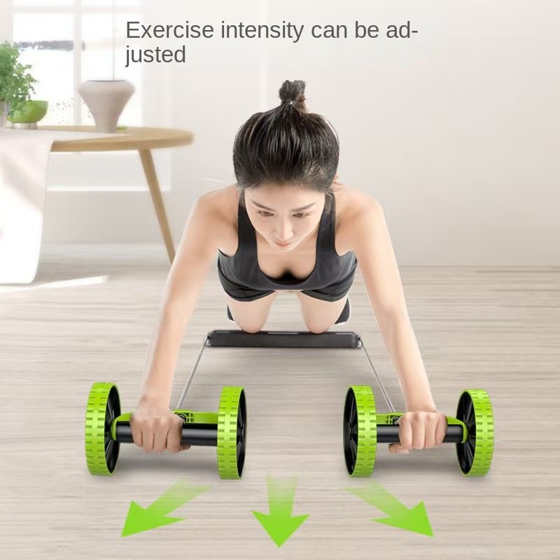 Cross-border Multi-functional Abdominal Trainer Ab Wheel Twist Plate Ab Roller Premium Rotating with Pull Rope Ab Roller - Image 2