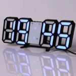 Orologio Digitale 3D LED con Display Colorato, Formato 12/24 Ore per Ufficio, Soggiorno, Camera da Letto, Cucina