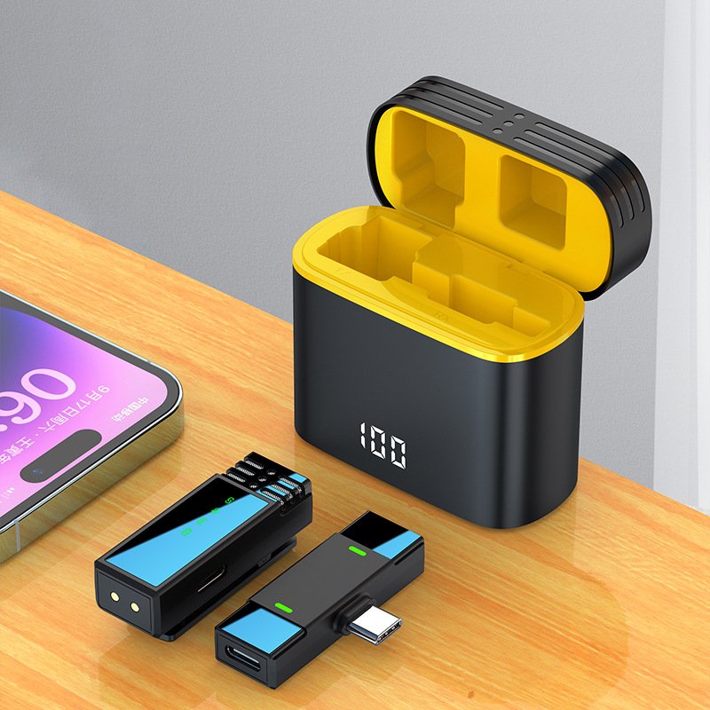 J68 One to One Wireless Collar Microphone Live Video Clear Reception Wireless Mini Microphone - Image 2