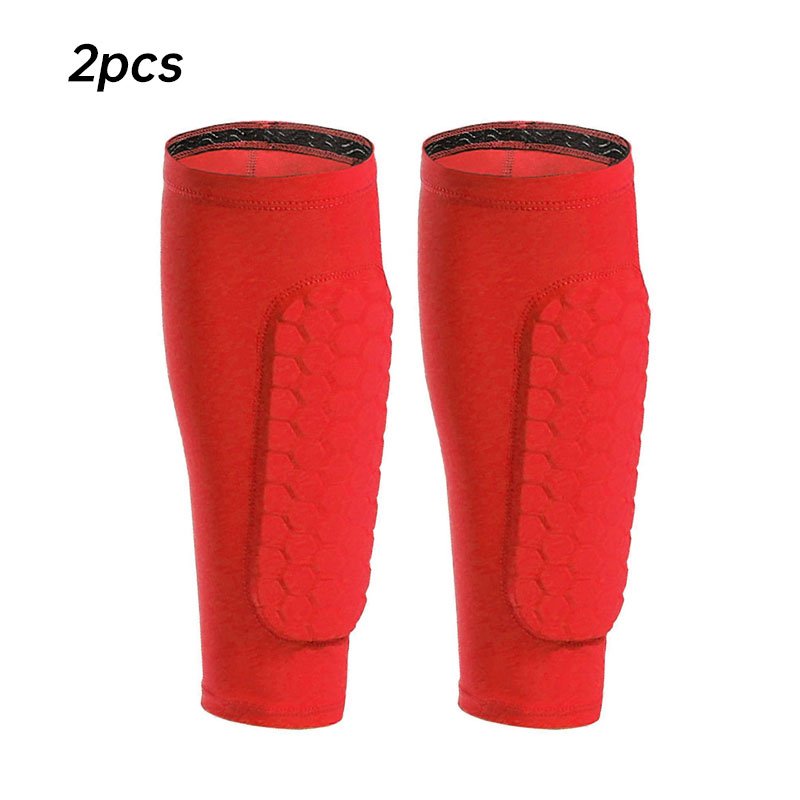 Honeycomb Padded Sport Leg Guards – Breathable Anti-Collision Shin & Leg Protection for Soccer, Skiing, Basketball & Cycling - Image 2
