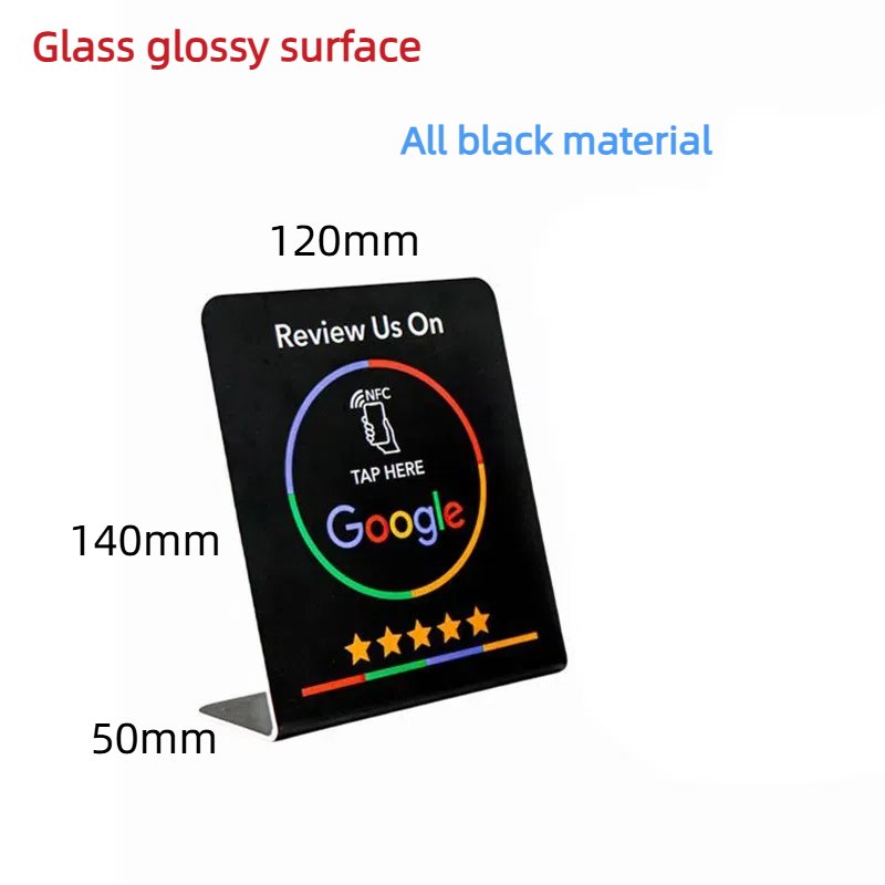 Google comment card NFC standing card NTAG213URL written into Apple Android phone touch NFC review card - Image 8