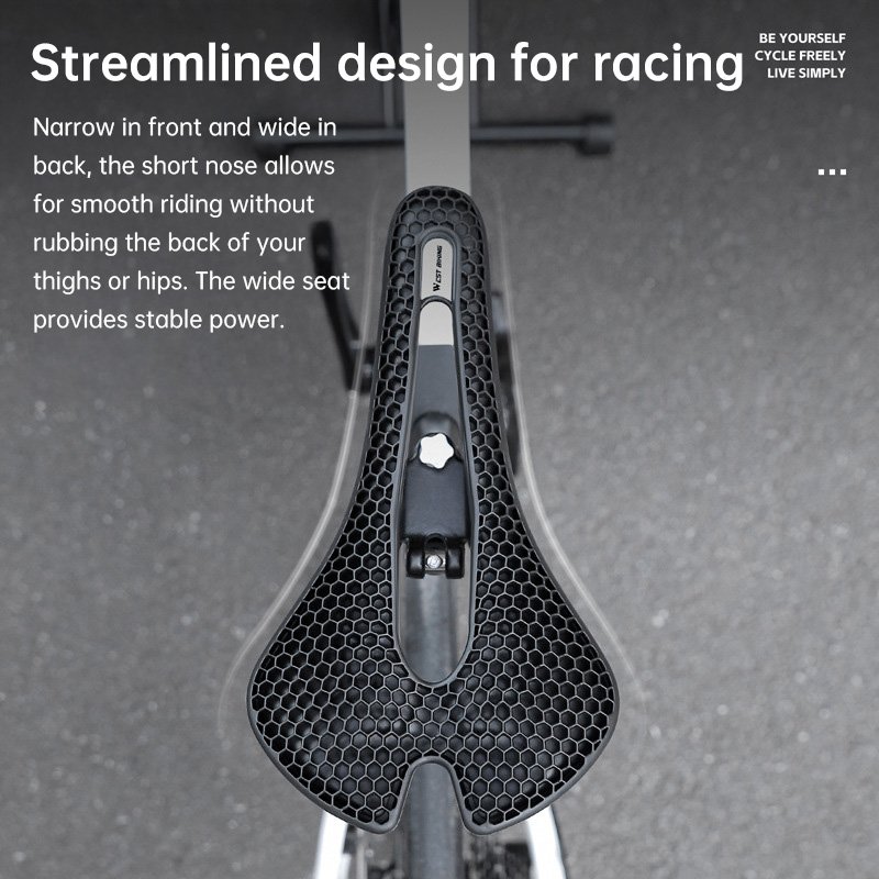 WEST BIKING TPE Honeycomb Breathable Bike Saddle – for racing, road, MTB - Image 15