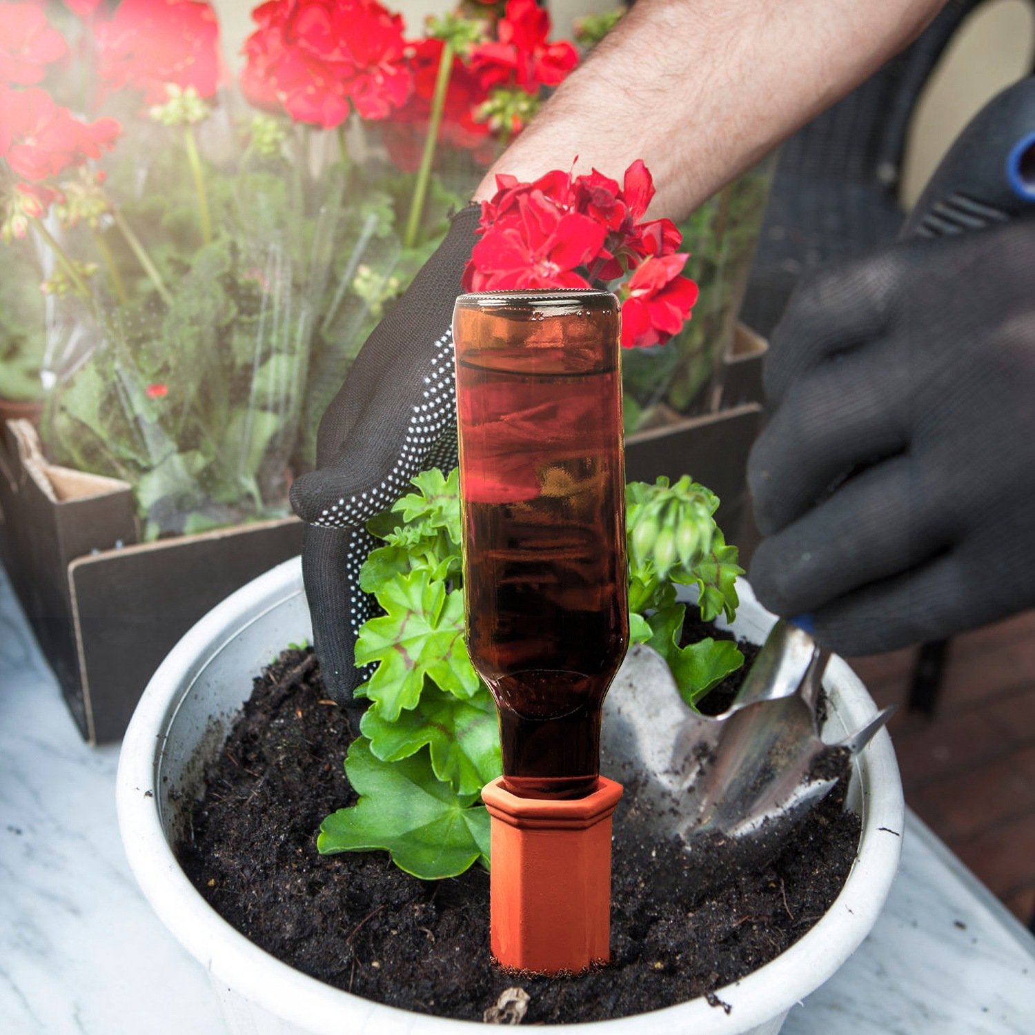 10Pack Plant Watering Spikes Terracotta Automatic Watering Devices With Slow Release Control Plant Waterer Self Watering Stakes For Indoor Outdoor Plants - Image 5