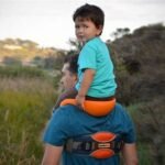 Nuovo imbrago multifunzionale per bambini in stile vintage, sella con cinturino a spalla