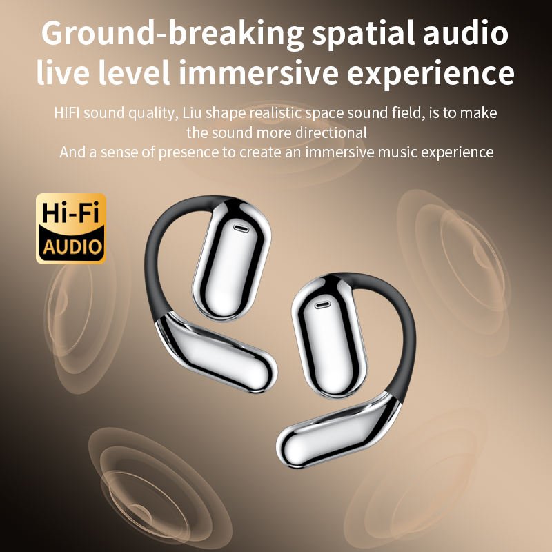 Active noise cancelling earphones wireless 5.3 noise-cancelling earphones hand free wireless headphones with mic Q16PRO - Image 6