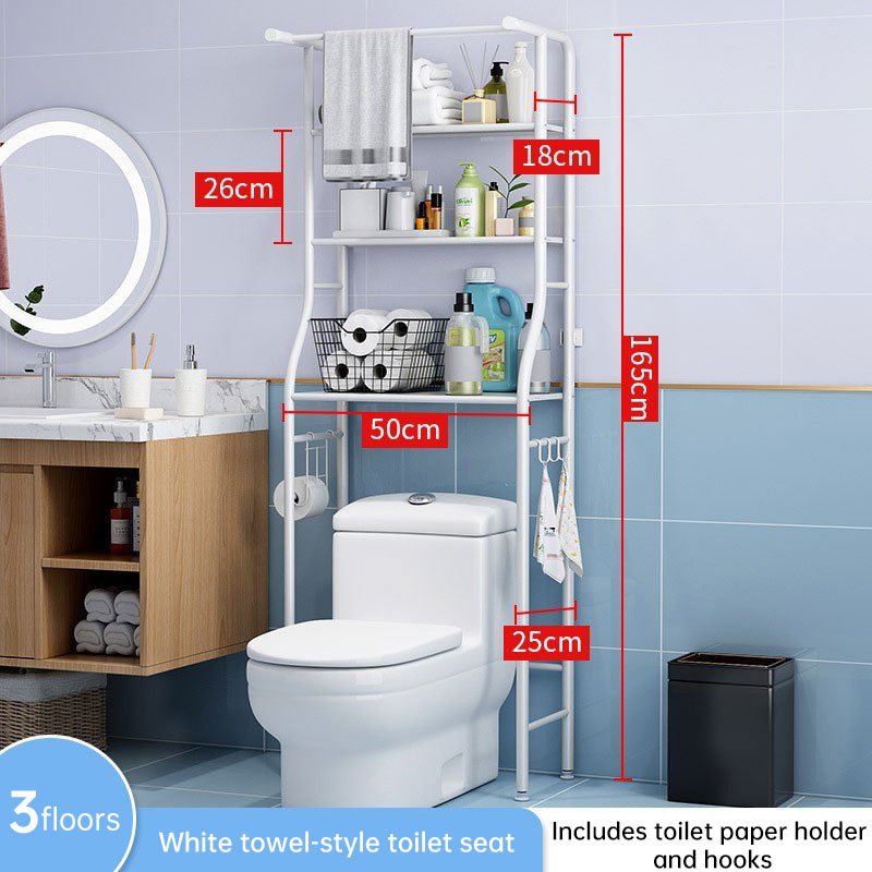 Modern Toilet Overhead Cabinet - Karawan - Space-Saving Bathroom Storage, 166x65x25cm - Image 2