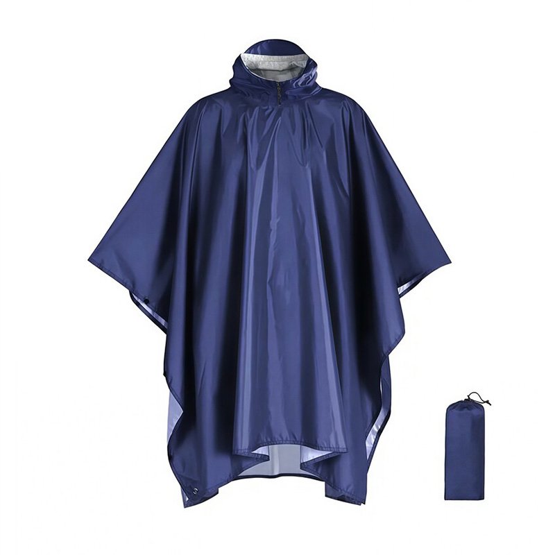 Waterproof Hooded Rain Coat/Poncho: Lightweight, for Outdoor Hiking/Fishing/Climbing (Unisex) - Image 2