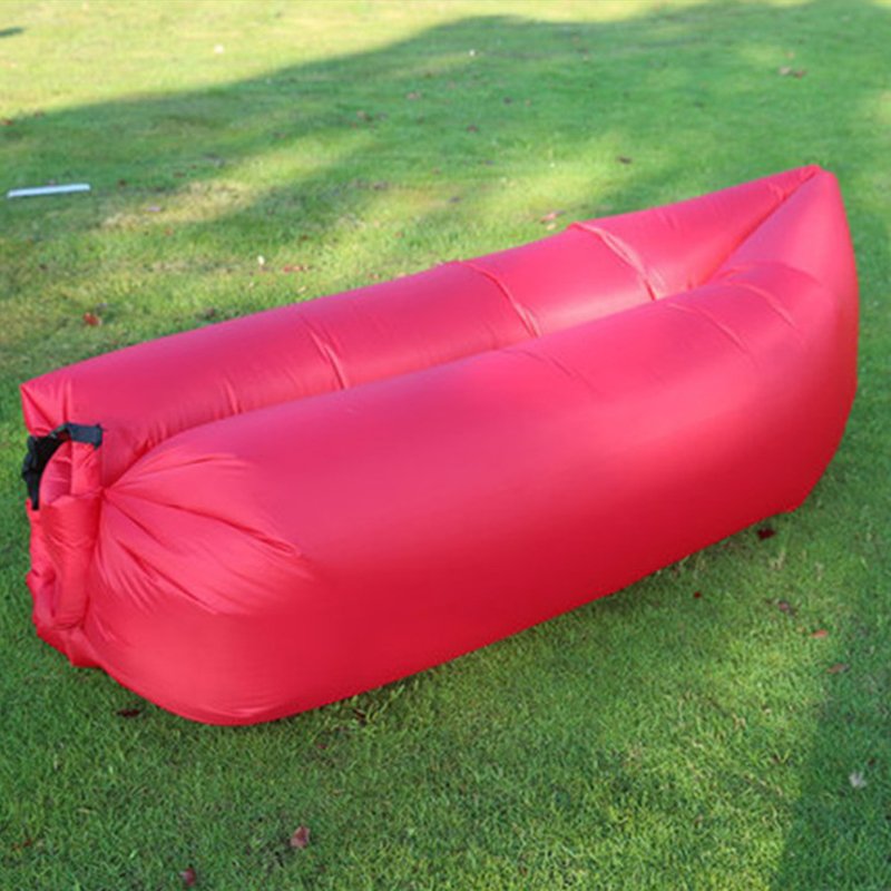 Outdoor lazy inflatable sofa Portable beach air sofa Foldable inflatable camping sofa bed One-person sleeping bag - Image 8