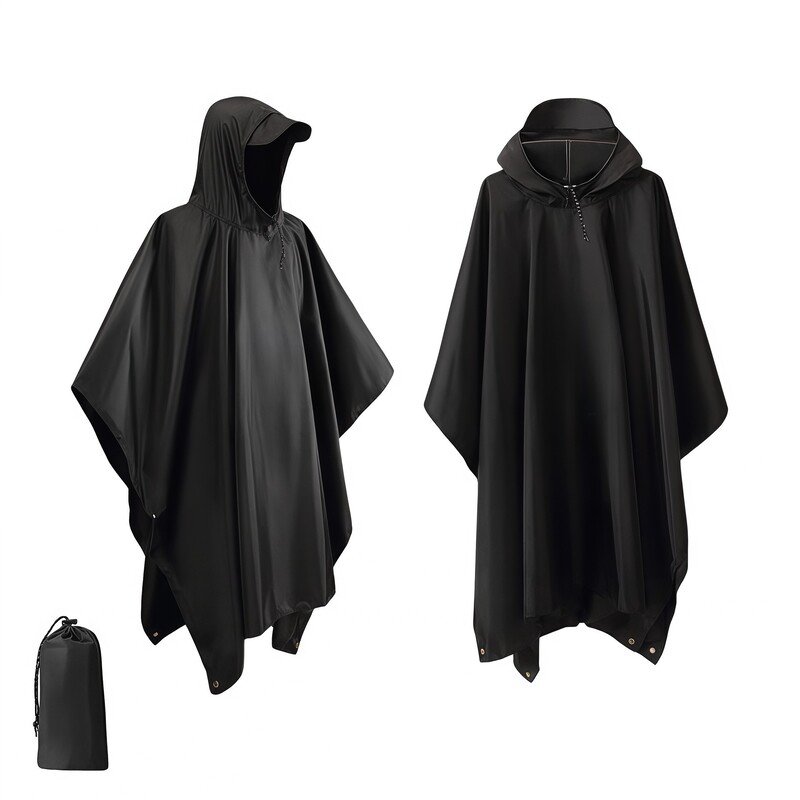 Waterproof Hooded Rain Coat/Poncho: Lightweight, for Outdoor Hiking/Fishing/Climbing (Unisex) - Image 7