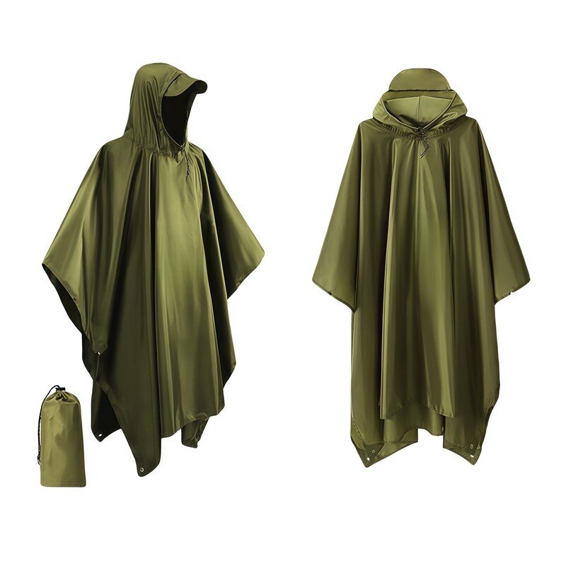 Waterproof Hooded Rain Coat/Poncho: Lightweight, for Outdoor Hiking/Fishing/Climbing (Unisex) - Image 6