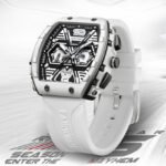 Orologio da polso FW‑5560 da uomo multifunzionale, design sportivo a tre quadranti, casual al quarzo