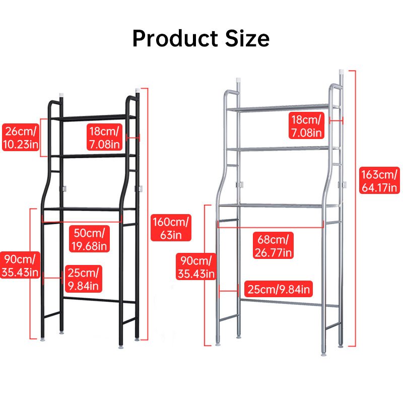 Modern Toilet Overhead Cabinet - Karawan - Space-Saving Bathroom Storage, 166x65x25cm - Image 9