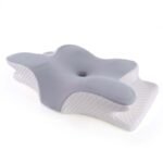 Cuscino cervicale ergonomico – supporto ortopedico in memory foam, antiodore, sagomato per dolori al collo