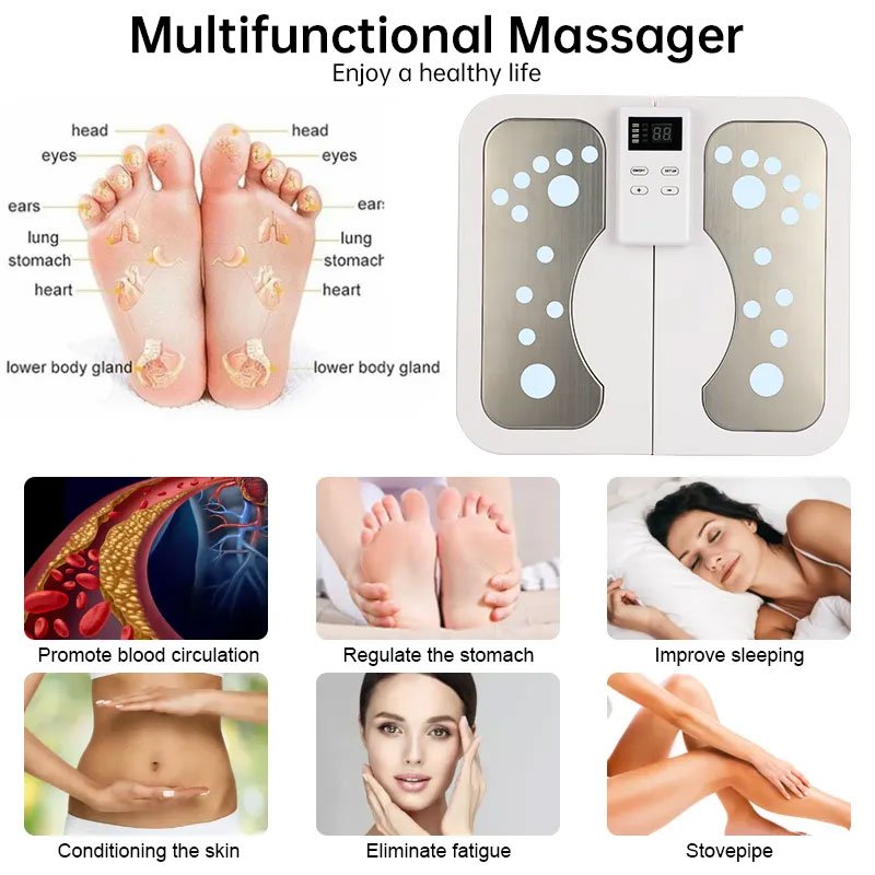 Folding USB-C Rechargeable Foot Massager with Multi-Mode Acupoint Stimulation, Portable Meridian Activation Device D238 - Image 7