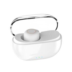 Single Unit Smart Hearing Aid for Seniors, Rechargeable Invisible Comfortable Long-Lasting Battery Life Specifically Designed for Elderly