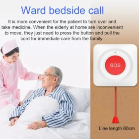 Smart SOS Alarm WiFi One-Button Caller APP Remote Hospital Nursing Home Emergency Button