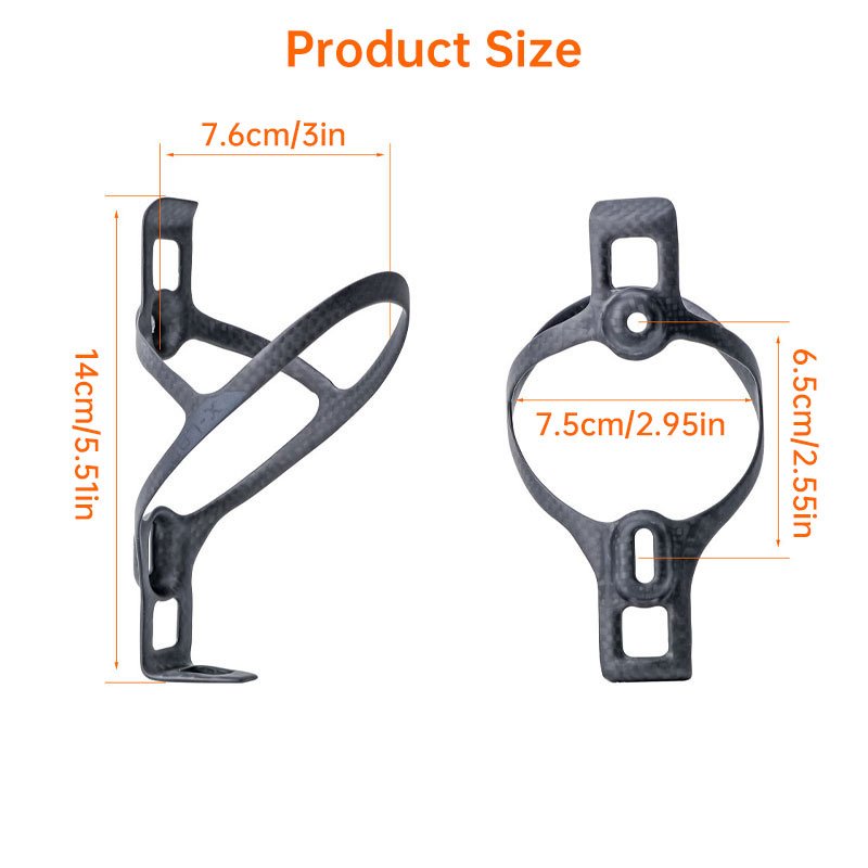 3K Carbon Fiber Water Bottle Cage - Ultralight Matte Mountain/Road Bike Holder, 14g Cycling Accessory - Image 8