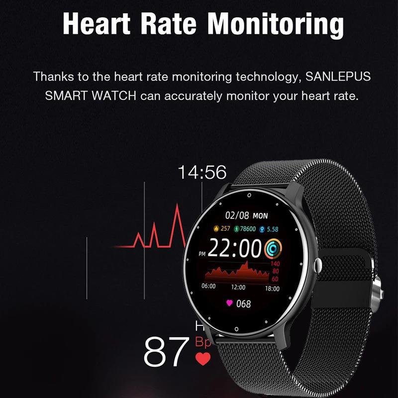 Smart Watch Heart Rate Blood Pressure Sleep Monitor Smart Fitness Band ZL02D Waterproof Smart Sports Watch - Image 4