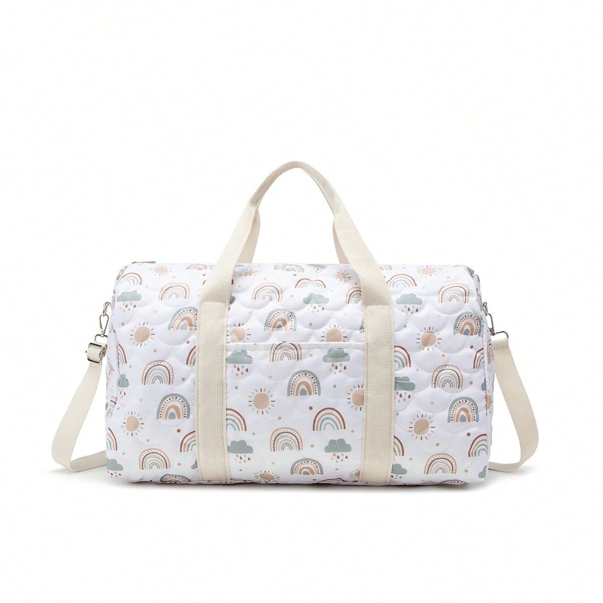 Embroidered Travel Bag Large Capacity Luggage Bag Lightweight Carry-on Handheld Shoulder Bag Boston Bag - Image 21