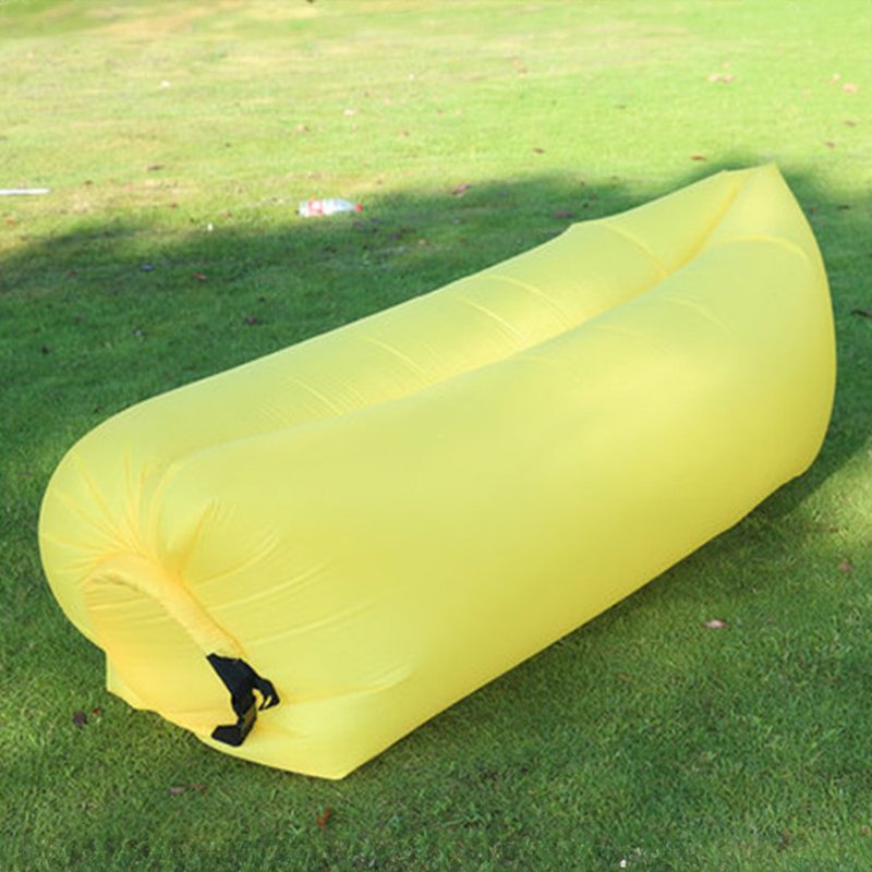 Outdoor lazy inflatable sofa Portable beach air sofa Foldable inflatable camping sofa bed One-person sleeping bag - Image 6