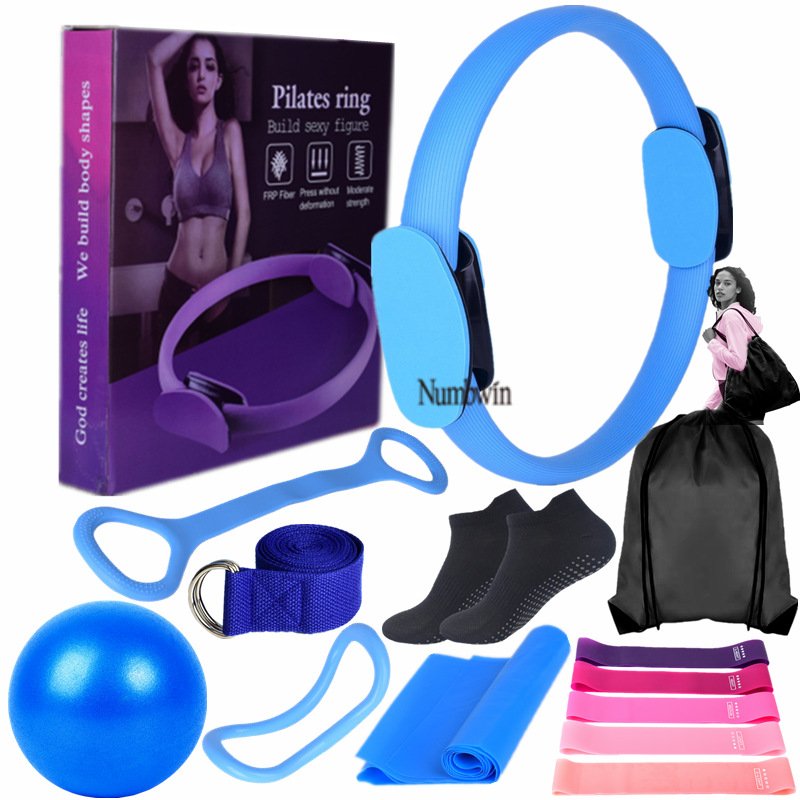 Numbwin Shaping Yoga Magic Ring 14-Piece Fitness Pelvic Floor Women's Training Pilates Home Set - Image 5