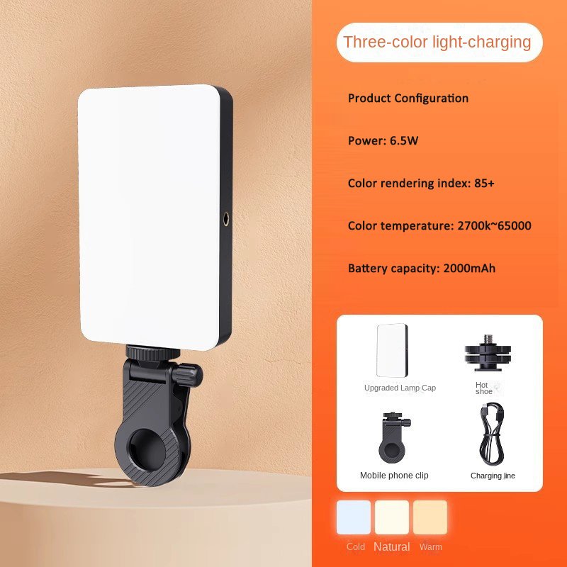 Cross-border Mobile Live Streaming Video Photography Fill Light LED Flash Light Camera Lighting Lamp Video Conference VLOG Lamp - Image 6
