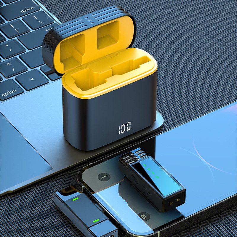 J68 One to One Wireless Collar Microphone Live Video Clear Reception Wireless Mini Microphone - Image 4