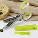 Five-Layer Scissors Stainless Steel Multi-Layer Scissors For Kitchen Use