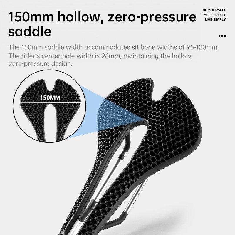 WEST BIKING TPE Honeycomb Breathable Bike Saddle – for racing, road, MTB - Image 16