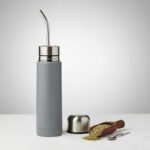 Tazza da viaggio per mate – kit portatile 3‑in‑1 con bombilla filtrante brasiliana e borraccia termica