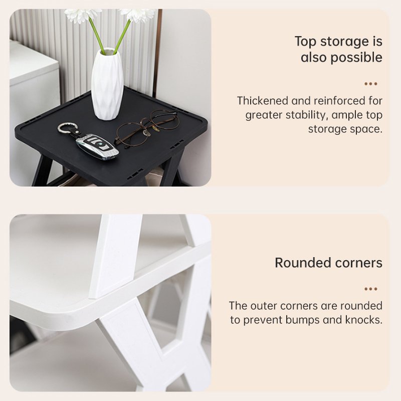 Stackable Plastic Shoe Rack, Vertical Dustproof Shoe Organizer - Image 5